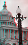 A Lamp on the West Side of the United States Capitol