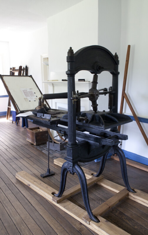A Metal Printing Press