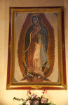 A Painting of Mary in the Sacristy of Mission Concepción