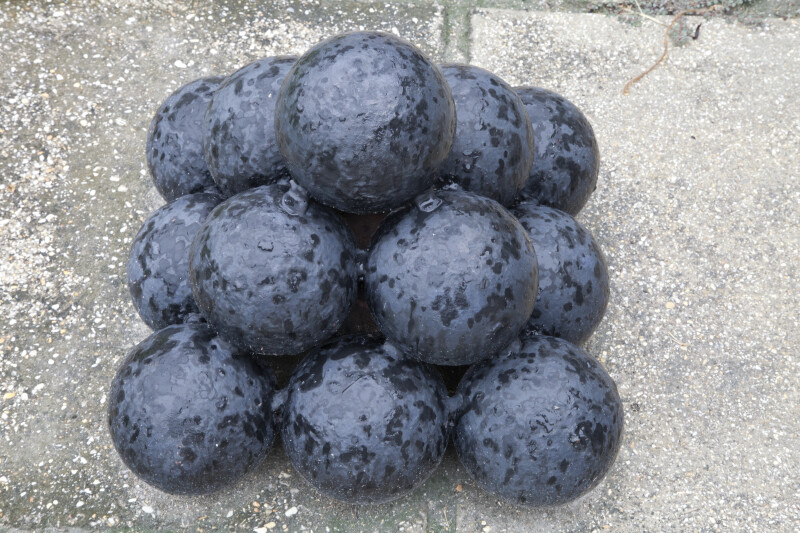 A Pile of Cannon Balls