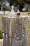 A Pulpit Style Grave Marker with a Closed Book