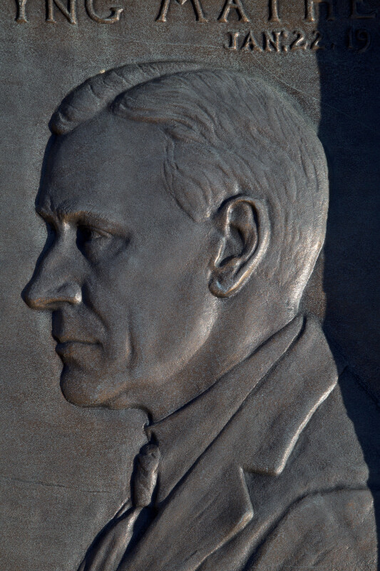 A Relief Carving of Stephen Tyng Mather