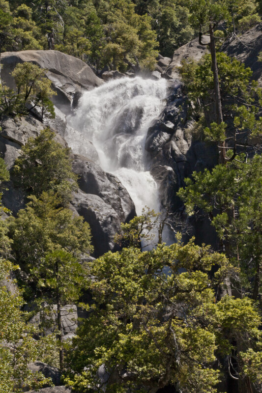 A Rough-Channeled Waterfall on Cascade Creek