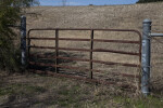 A Rusty Fence Gate Near Espada Acequia