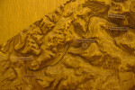 A Section of a Model Showing the Topography between Mineral Point and Johnstown
