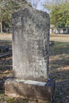 A Shouldered Die on Base Headstone