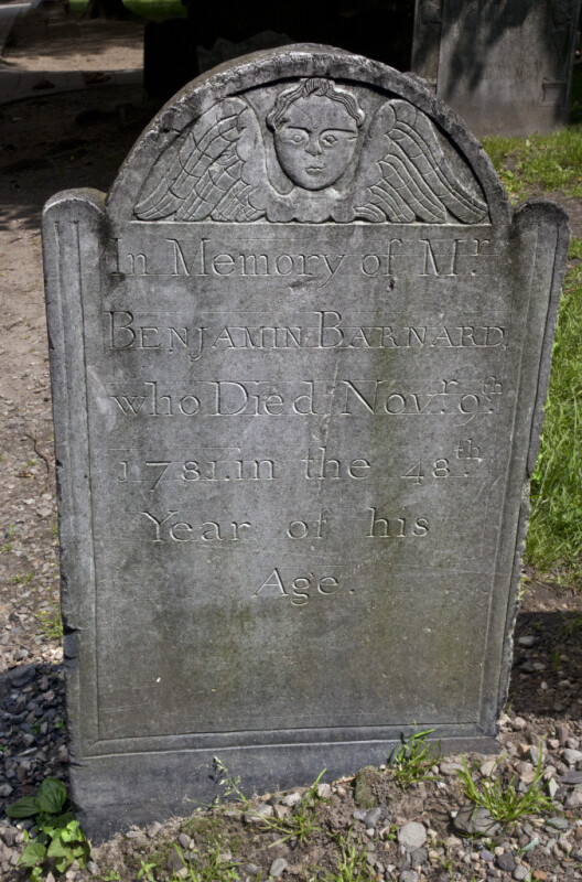 A Shouldered Tablet Headstone at the Granary