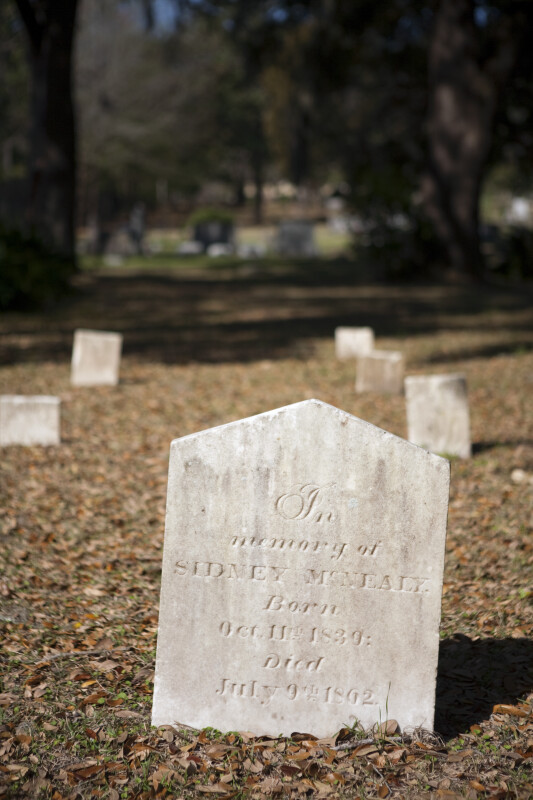 A Shouldered Tablet Headstone