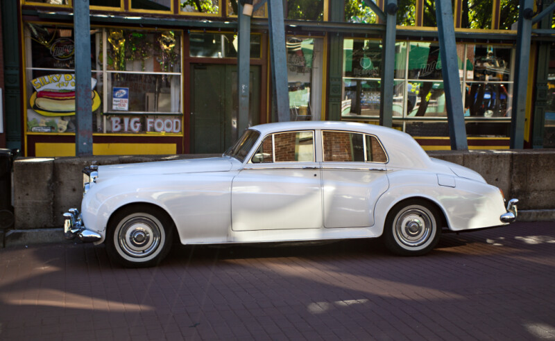A Side View of a 1959 Bentley S1 Standard Saloon