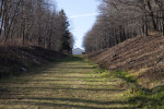 A Slightly Closer View of a New Building at the Top of an Old Incline Plane, from Slightly Farther Up the Slope