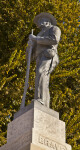 A Statue Depicting Colonel William P. Rogers
