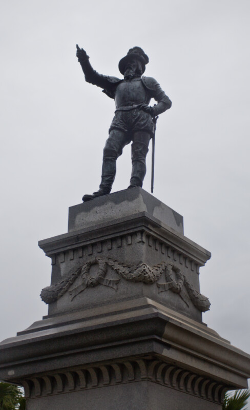 A Statue of Ponce de Leon