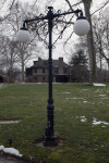 A Streetlamp with Two Globes