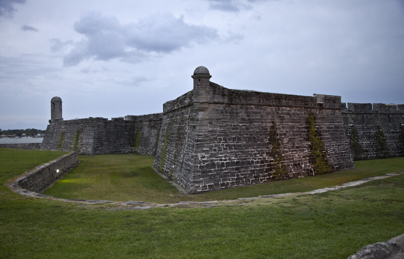 A View of Castillo de San Marcos from the Northwest