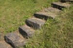 A View of Dressed Stone Steps
