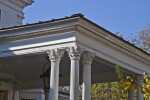 A View of Fluted Columns with Corinthian Capitals
