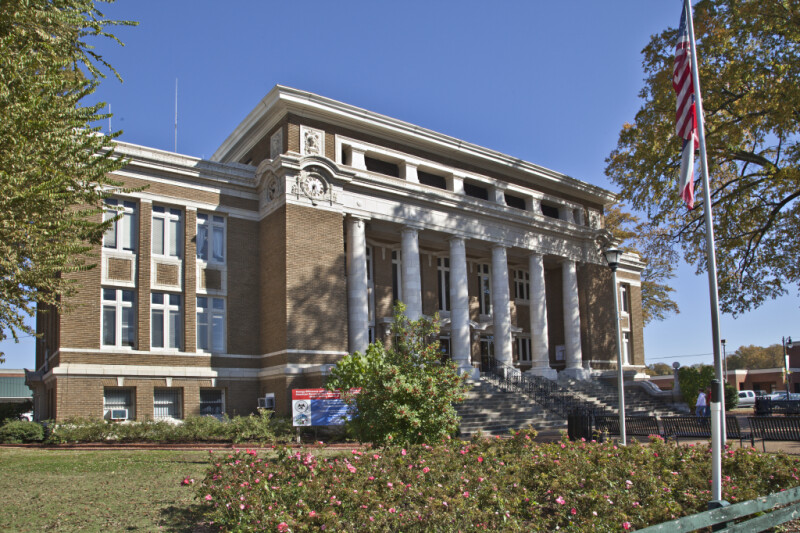 A View of the Alcorn County Courthouse