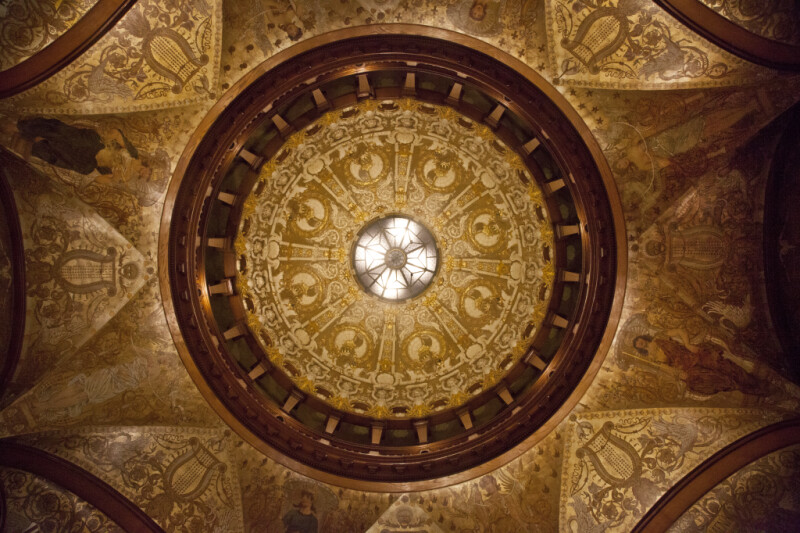 A View of the Ceiling of the Rotunda