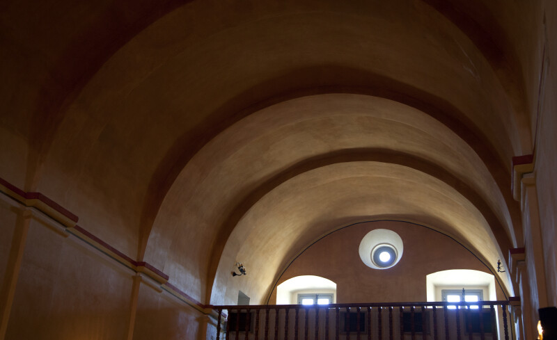 A View of the Choir Loft at Mission Concepción