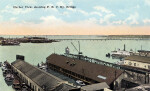 A View of the Harbor and the F. E. C. Bay Bridge