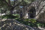 A View of the Long Walkway Wall at the Alamo