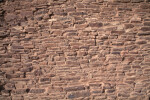 A View of the Sandstone Wall at the Quarai Ruins