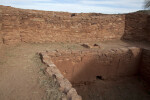 A View of the Square Kiva Located in the Friary of the Spanish Church