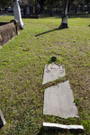 A Wide View of a Cemetery