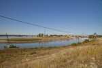 A Wide View of Wolf River Lagoon and the Hernando de Soto Bridge