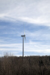 A Wind Turbine at the Top of a Slope