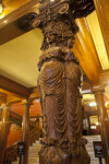 A Wooden Caryatid in the Rotunda