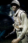 African-American Soldier with Rifle