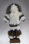 Alaskan Man Made of Fur and Beads (Back View)