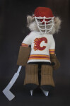 Alberta Canada Handcrafted Ice Hockey Player (Full View)