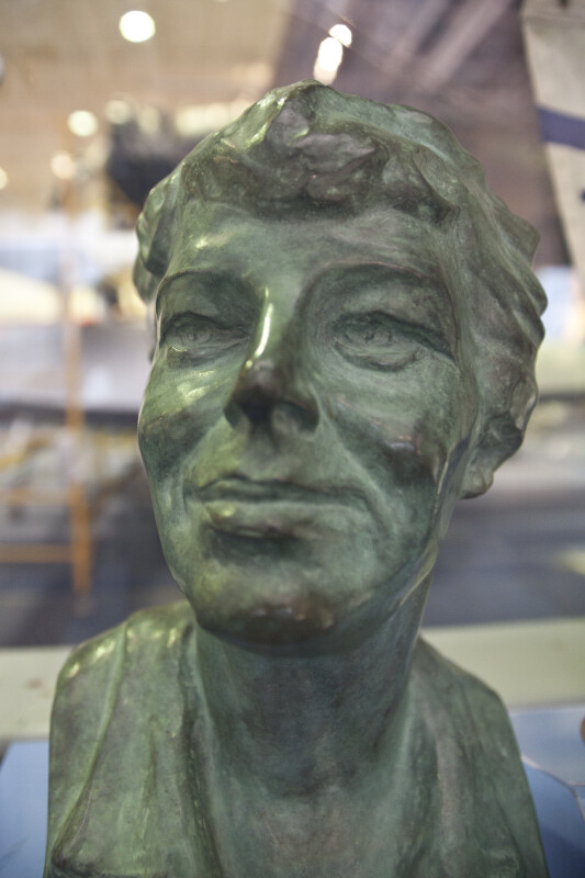 Amelia Earhart Bust