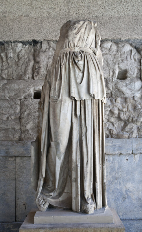 Apollo Patroos Statue at the Ancient Agora Museum