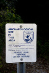 Archaeological Warning Sign