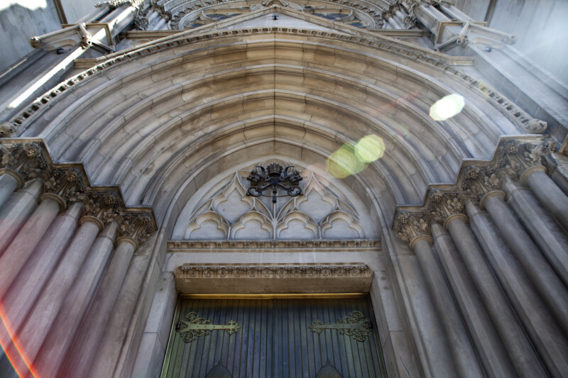 Archivolts at the Entrance to the Cathedral Basilica of the Immaculate Conception