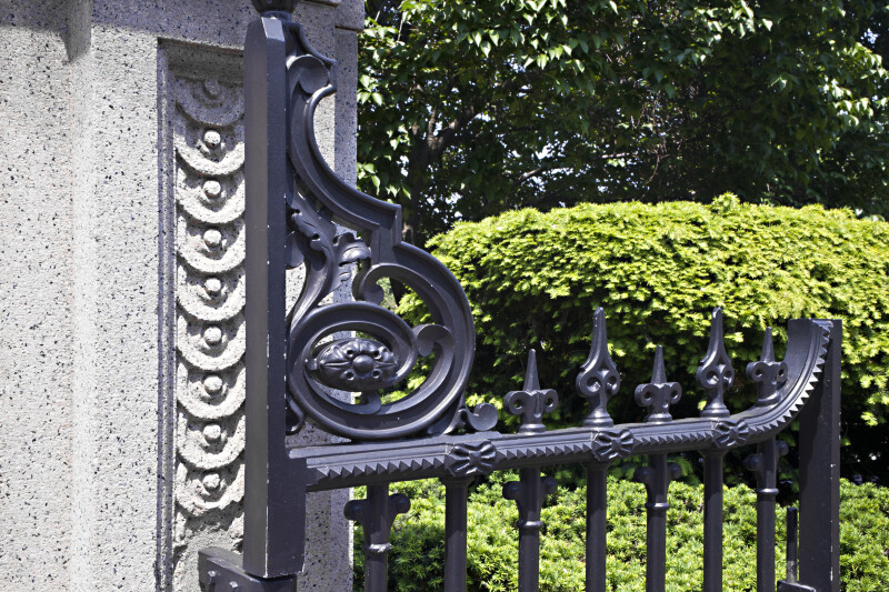 Arlington Street Entrance Gate at the Boston Public Garden