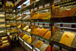 Assorted Spices at the Spice Bazaar in Istanbul, Turkey