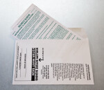 Ballot Secrecy Sleeve and Return Envelope