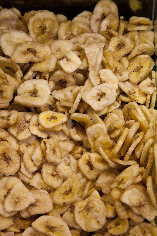 Banana Chips at the Spice Bazaar in Istanbul, Turkey