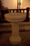 Baptismal Font in the Mission Concepción Sanctuary