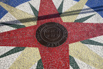 Biscayne National Park Seal Embedded in a Sidewalk