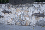 Biscayne National Park Sign and Bronze Fish