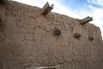 Blue Sky and Support Beams at Alvino House