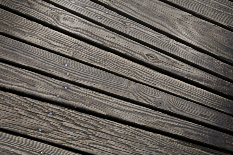 Boardwalk Planks on a Diagonal