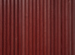 Brick Red Vertical Paneling