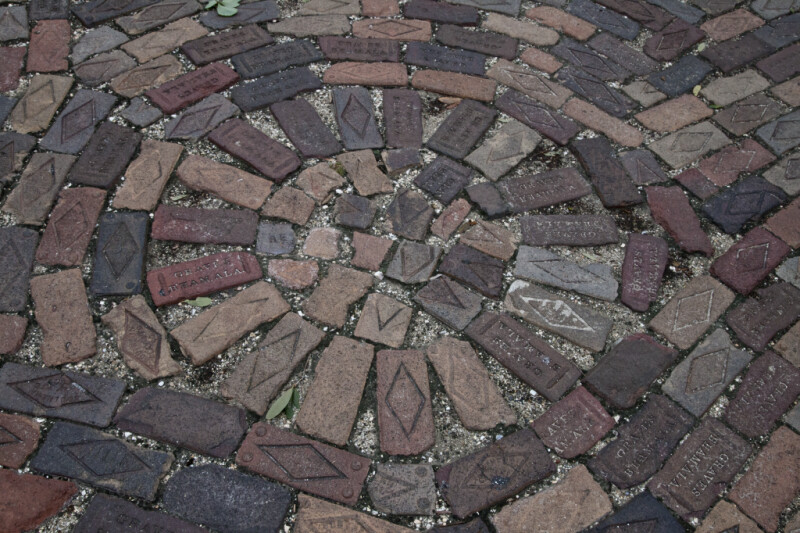 Bricks That Were Laid in a Circular Pattern