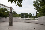 Bronze Cranes on Pedestal